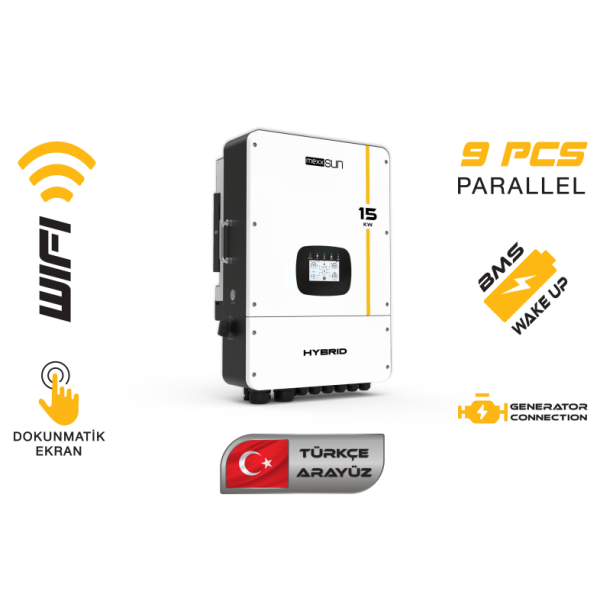 MEXXSUN 15 KW Hibrit Trifaze LV (48V)